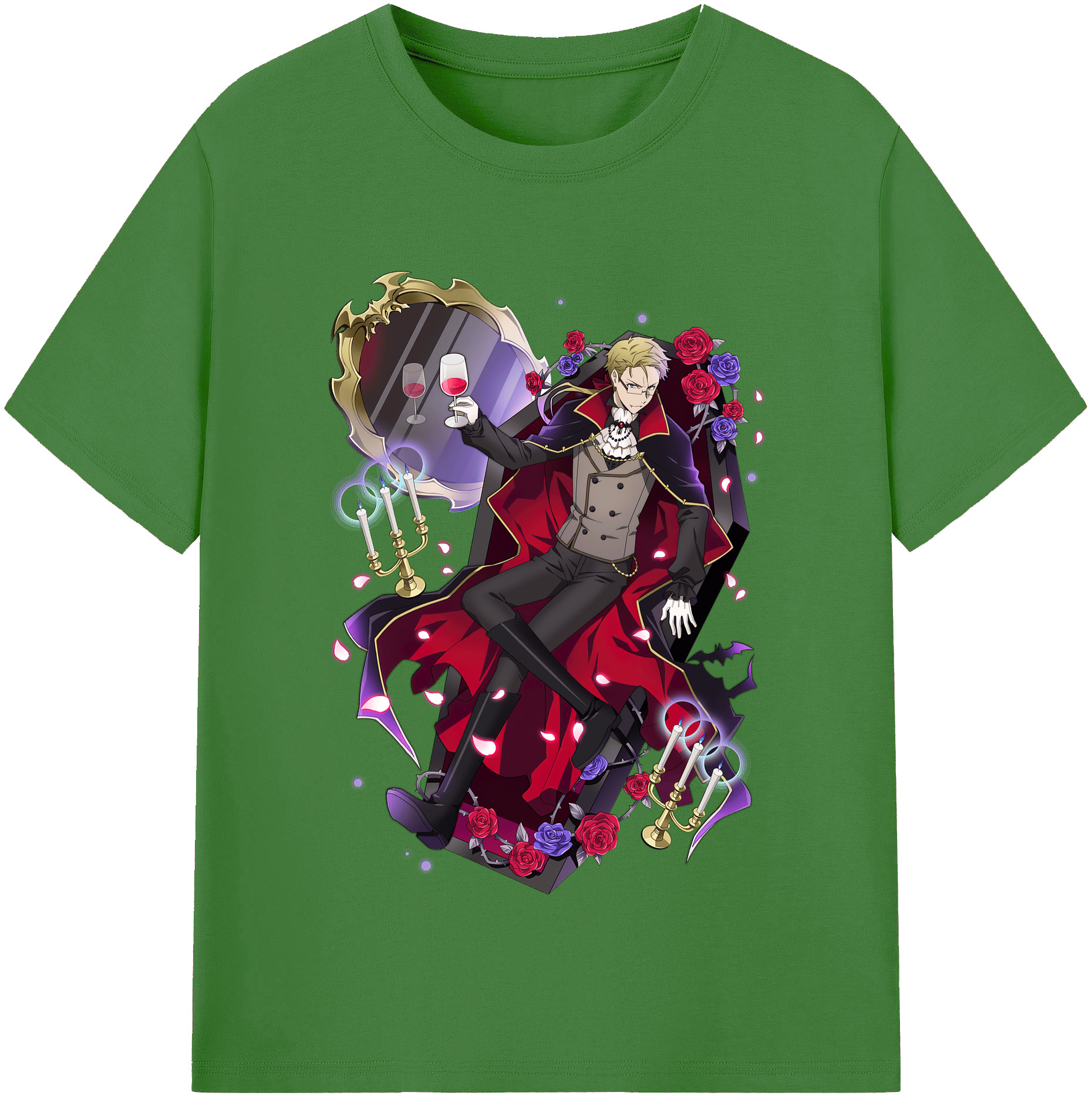 （画像用） 文豪ストレイドッグス Bungo Stray Dogs レディースカジュアルプリントTシャツ（綿100％）